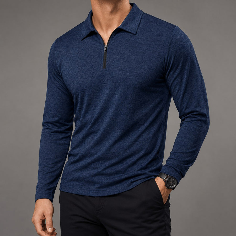 Easton Quarter-Zip in Navy Blue