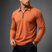 Easton Quarter-Zip in Orange