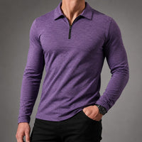 Easton Quarter-Zip in Purple