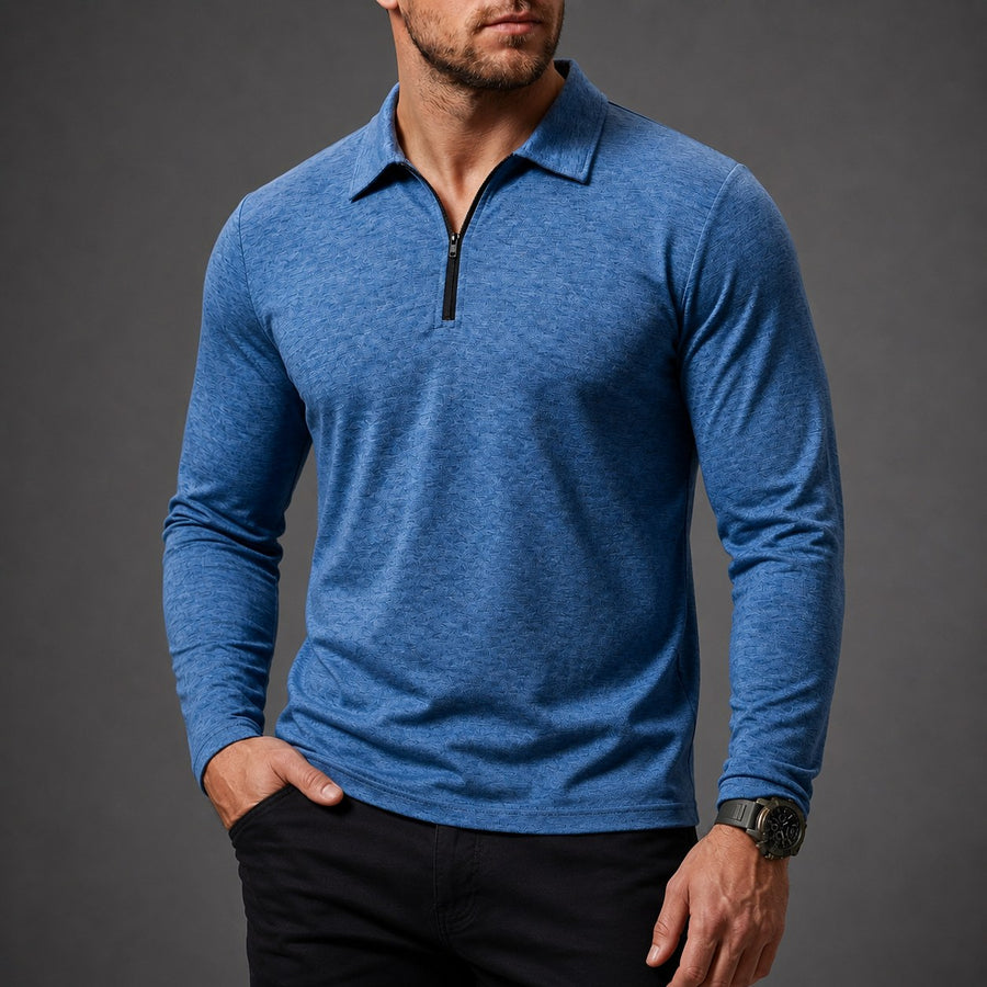 Easton Quarter-Zip in Royal Blue