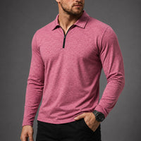 Easton Quarter-Zip in Salmon