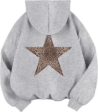 Eden Casual Hoodie with Hood in Grey