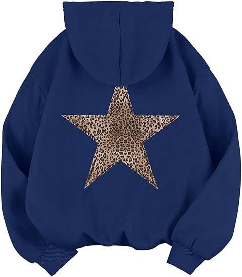 Eden Casual Hoodie with Hood in Navy
