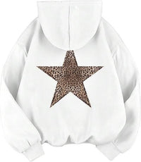 Eden Casual Hoodie with Hood in White