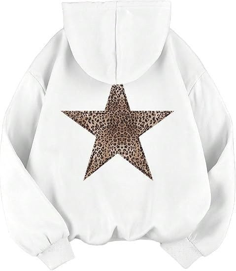 Eden Casual Hoodie with Hood in White