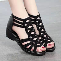 Eden Elegant Sandals in Black