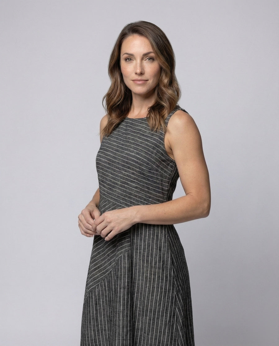 Eden Linen Blend Midi Dress