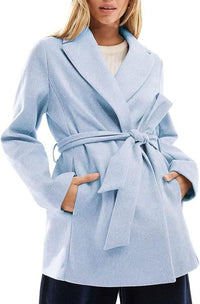 Edie Elegant Jacket in Light Blue