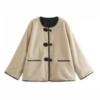 Edie Jacket with Pockets in Khaki