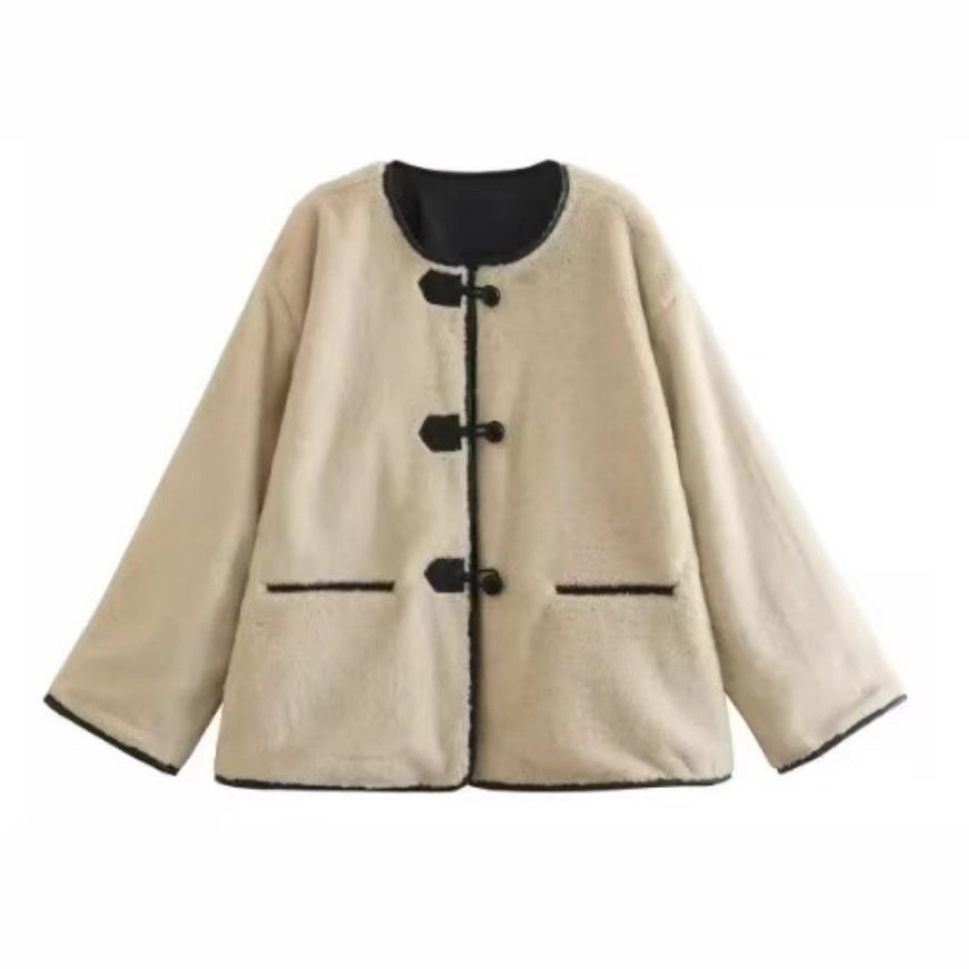 Edie Jacket with Pockets in Khaki