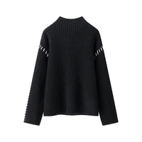 Edie Knit Sweater in Black