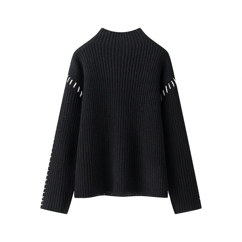 Edie Knit Sweater in Black
