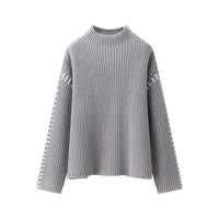Edie Knit Sweater in Grey