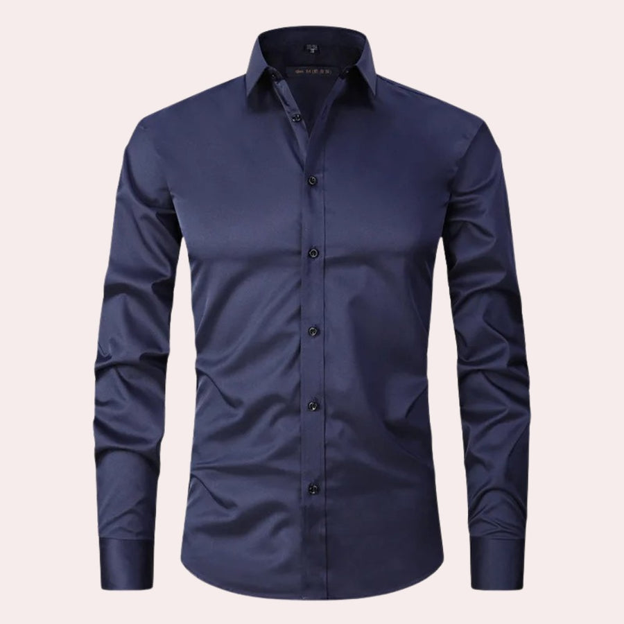 Edmund Shirt in Navy Blue