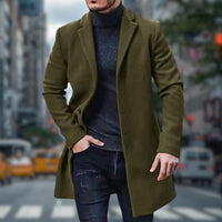 Edmund Trench Coat in Green