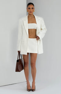 Avery Mini Skirt - Ivory
