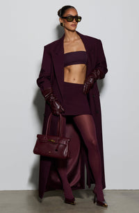 Avery Mini Skirt - Plum