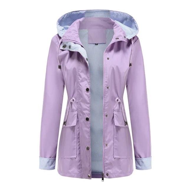Eduard Jacket with Hood in Lavender