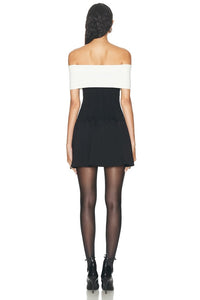 Self-portrait Knit Bow Mini Dress