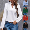 Effie Elegant Blouse with V-Neck