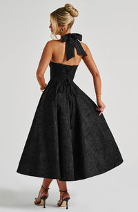 Alisa Midi Dress – Black