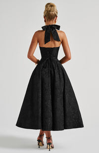 Alisa Midi Dress – Black
