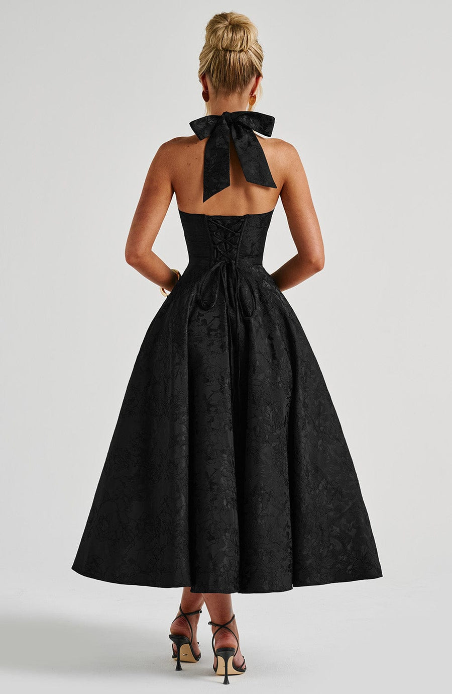 Alisa Midi Dress – Black