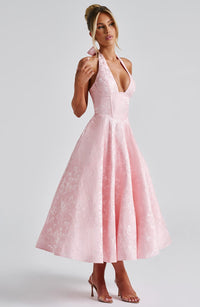 Alisa Midi Dress – Blush
