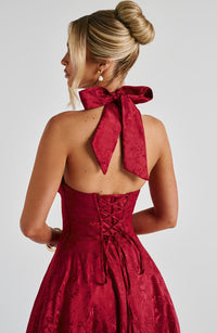 Alisa Midi Dress – Red