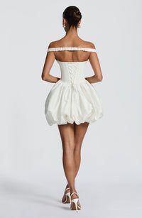Jill Mini Dress – Ivory