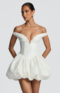 Jill Mini Dress – Ivory