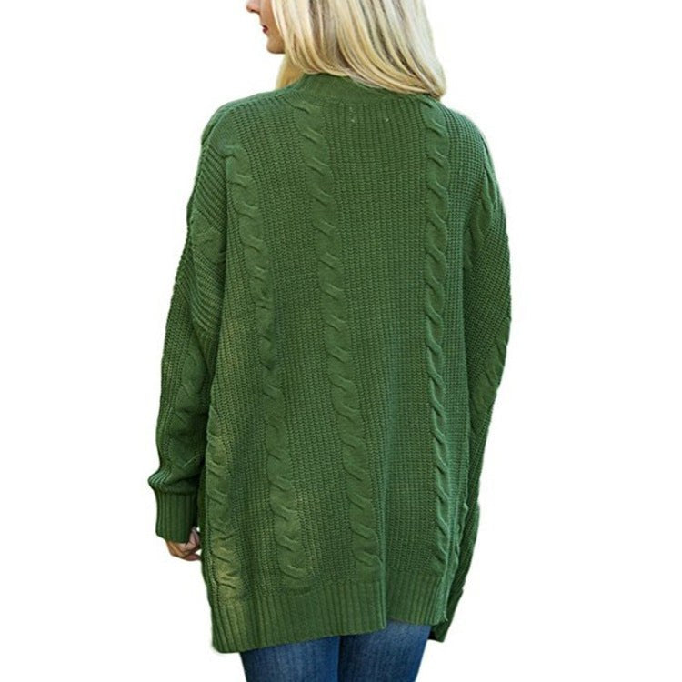Elara Casual Knit Cardigan with Pockets