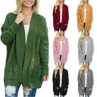 Elara Casual Knit Cardigan with Pockets