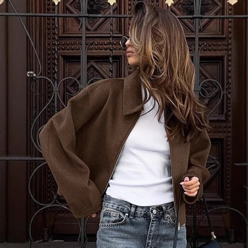 Elara Jacket in Brown