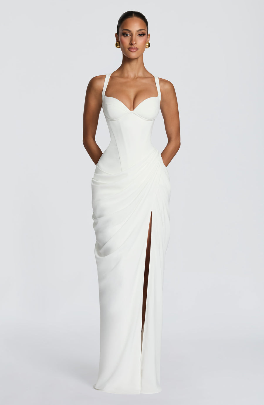 Adalyn Maxi Dress – Ivory
