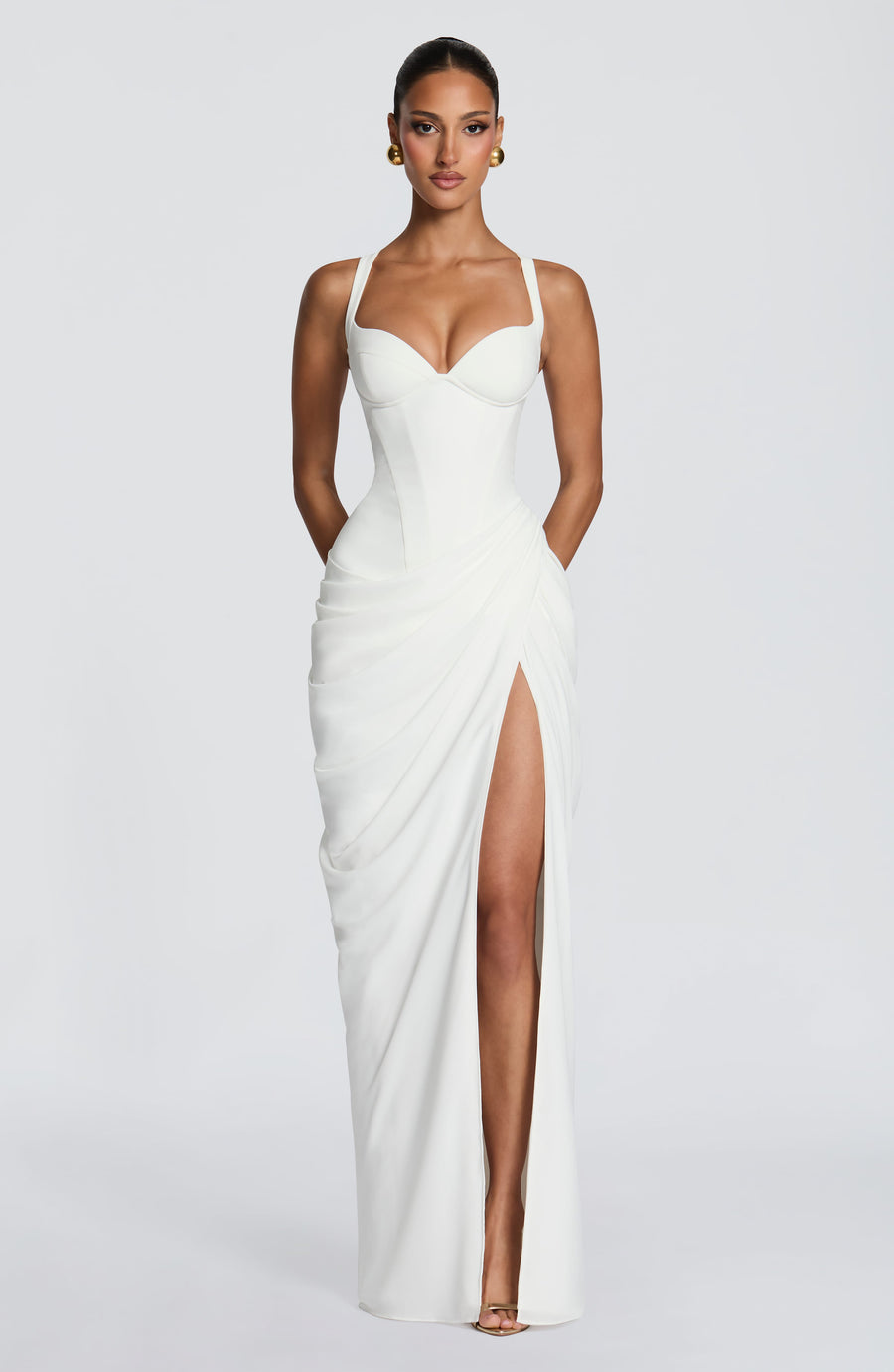 Adalyn Maxi Dress – Ivory