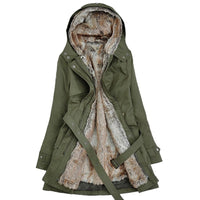 Elara Parka in Olive Green