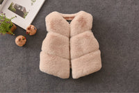 Elara Vest with Stand Collar in Beige