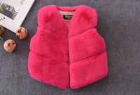 Elara Vest with Stand Collar in Fuchsia
