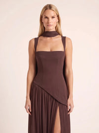 Eleanor Plum Brown detail
