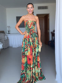 MARIGOLD | WRAP MAXI DRESS