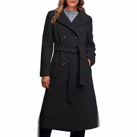 Elena Elegant Coat with Belted