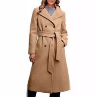 Elena Elegant Coat with Belted