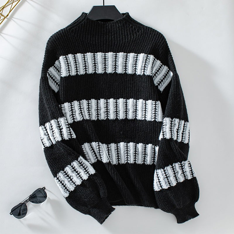 Elena Knit Sweater in Black