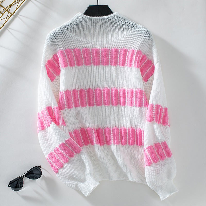 Elena Knit Sweater in White