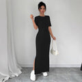 Elena Maxi Dress with Side Split