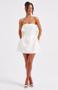 Rosalind Mini Dress – Ivory