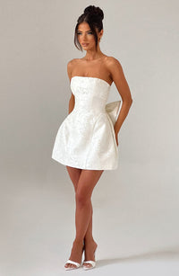 Rosalind Mini Dress – Ivory