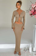 Lana Maxi Skirt - Beige