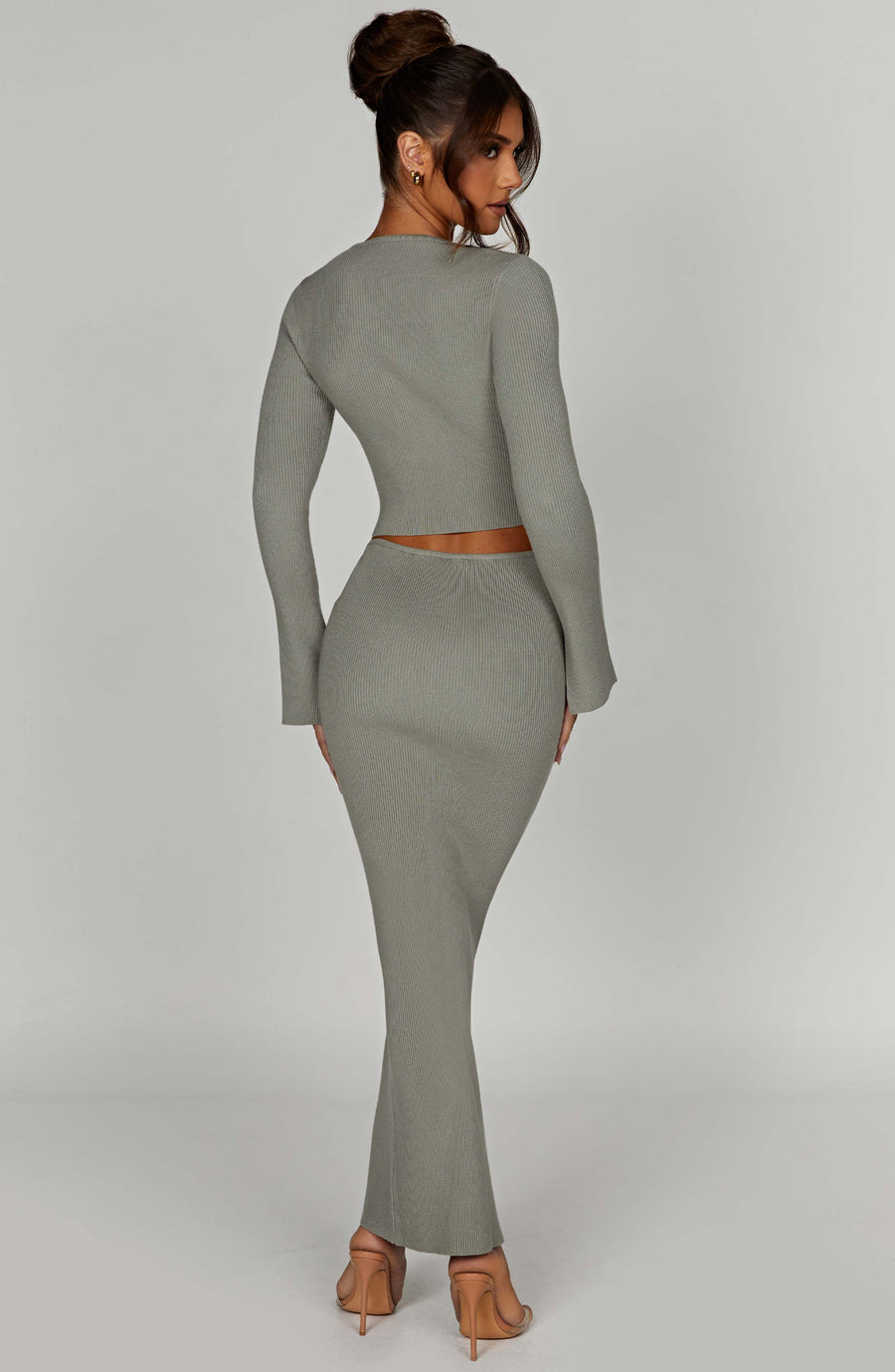Lana Maxi Skirt in Khaki